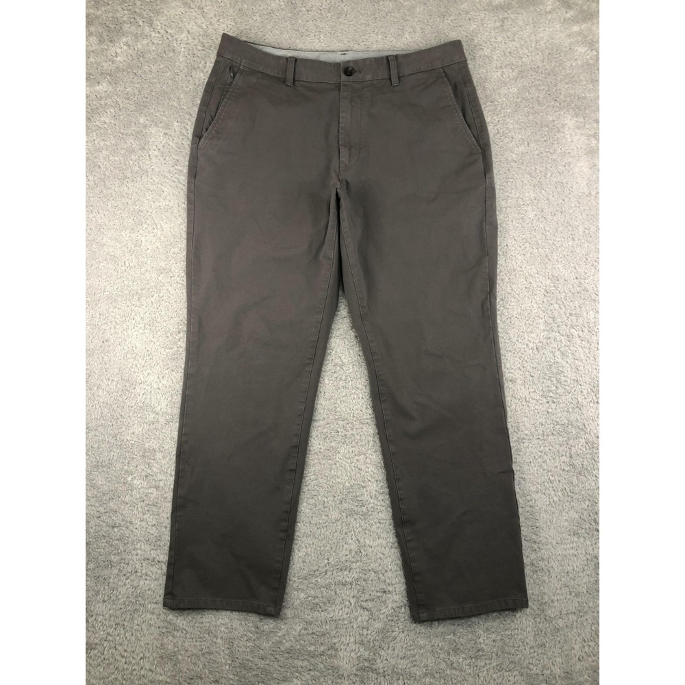 Bonobos Pants Mens 34x28 Gray Athletic Chino